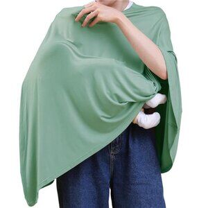 Nursing Cover Breastfeeding Poncho 360 Full Coverage Soft Breathable Multi Use